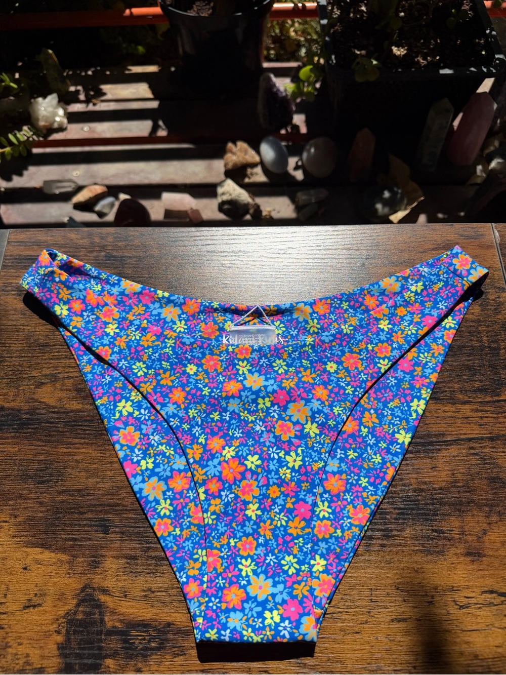 Kulani Kinis Electric Bloom Full Coverage Bikini Bottom - Picture 2 of 5